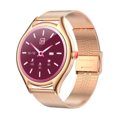 Smartwatch Cloe S4 para Dama con Pantalla Amoled y Extensible de Acero Inoxidable Liso OE2560