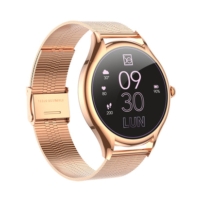 Smartwatch Cloe S4 para Dama con Pantalla Amoled y Extensible de Acero Inoxidable Liso OE2560