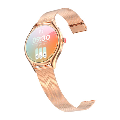 Smartwatch Cloe S4 para Dama con Pantalla Amoled y Extensible de Acero Inoxidable Liso OE2560