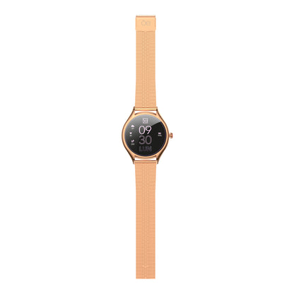 Smartwatch Cloe S4 para Dama con Pantalla Amoled y Extensible de Acero Inoxidable Liso OE2560