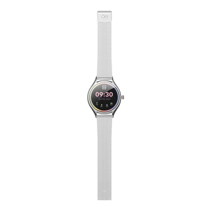 Smartwatch Cloe S4 para Dama con Pantalla Amoled y Extensible de Acero Inoxidable Liso OE2560