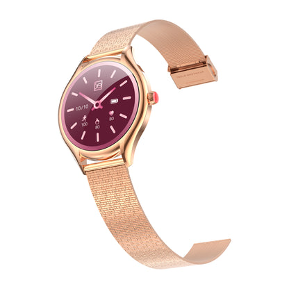 Smartwatch Cloe S4 para Dama con Pantalla Amoled y Extensible de Acero Inoxidable con Textura OE2561
