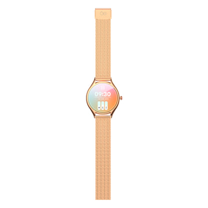 Smartwatch Cloe S4 para Dama con Pantalla Amoled y Extensible de Acero Inoxidable con Textura OE2561