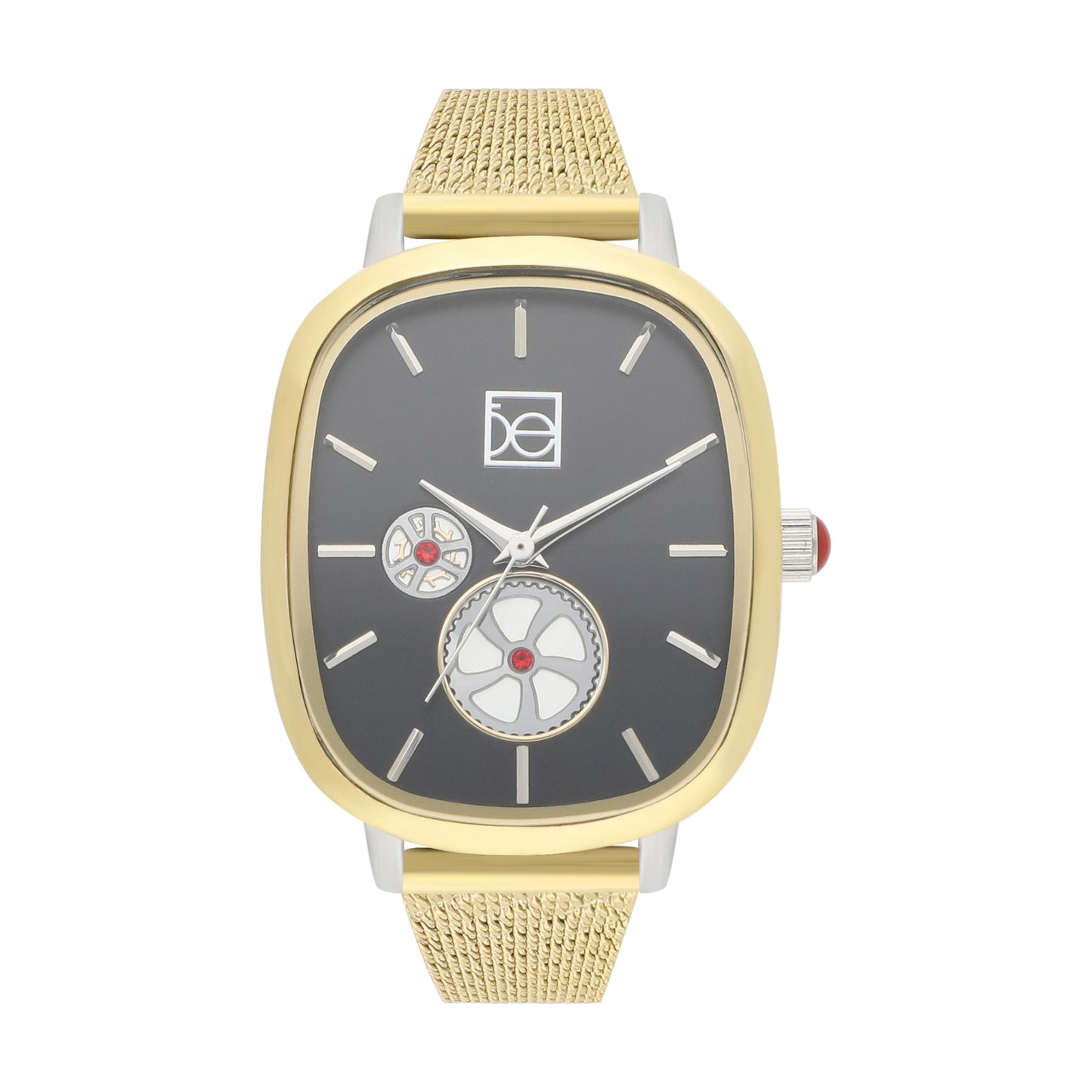 Reloj Cloe Análogo para Dama con Simuladores de Máquina y Extensible de Mesh