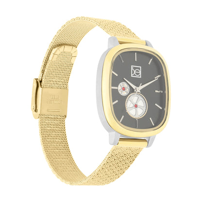 Reloj Cloe Análogo para Dama con Simuladores de Máquina y Extensible de Mesh