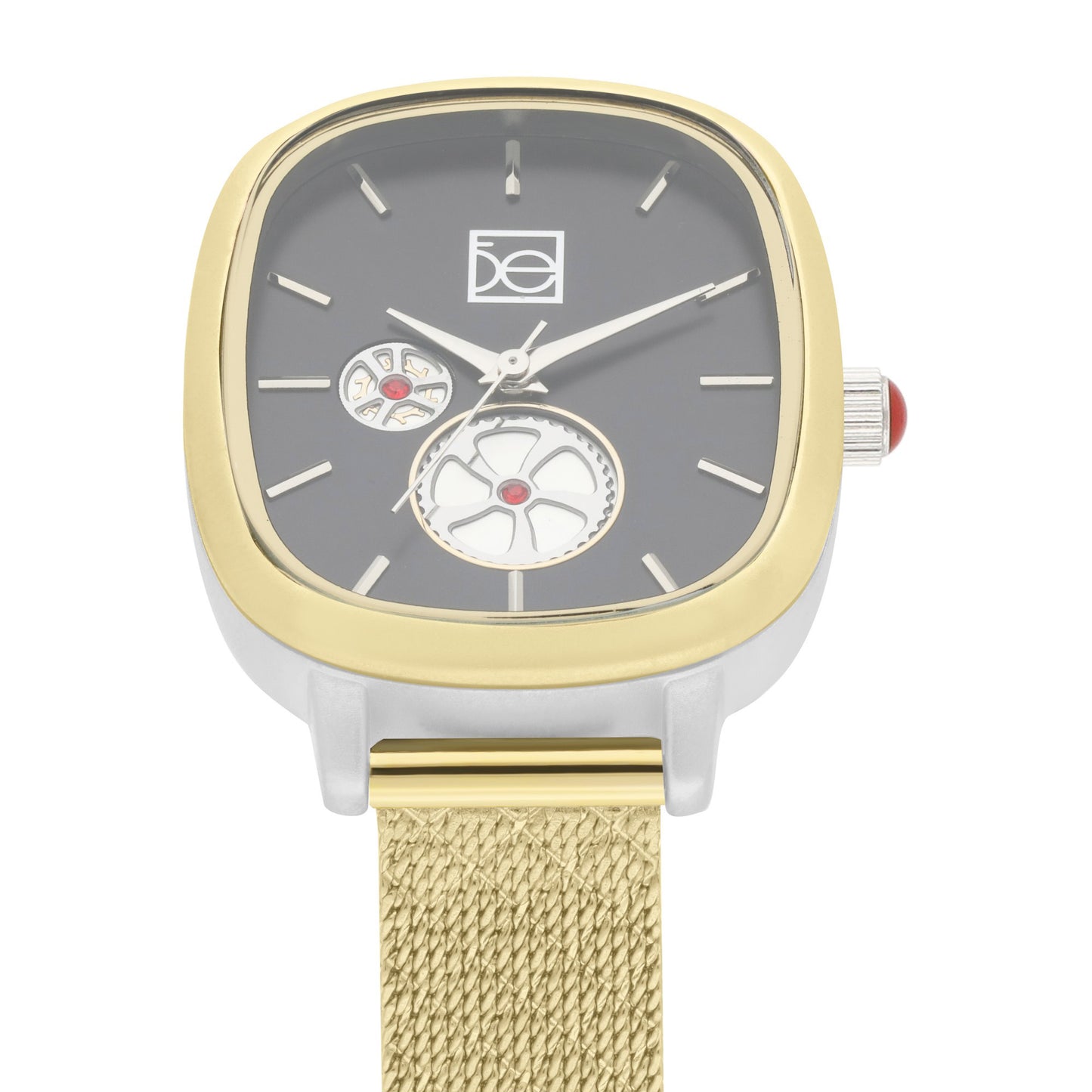 Reloj Cloe Análogo para Dama con Simuladores de Máquina y Extensible de Mesh