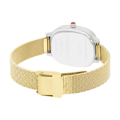 Reloj Cloe Análogo para Dama con Simuladores de Máquina y Extensible de Mesh