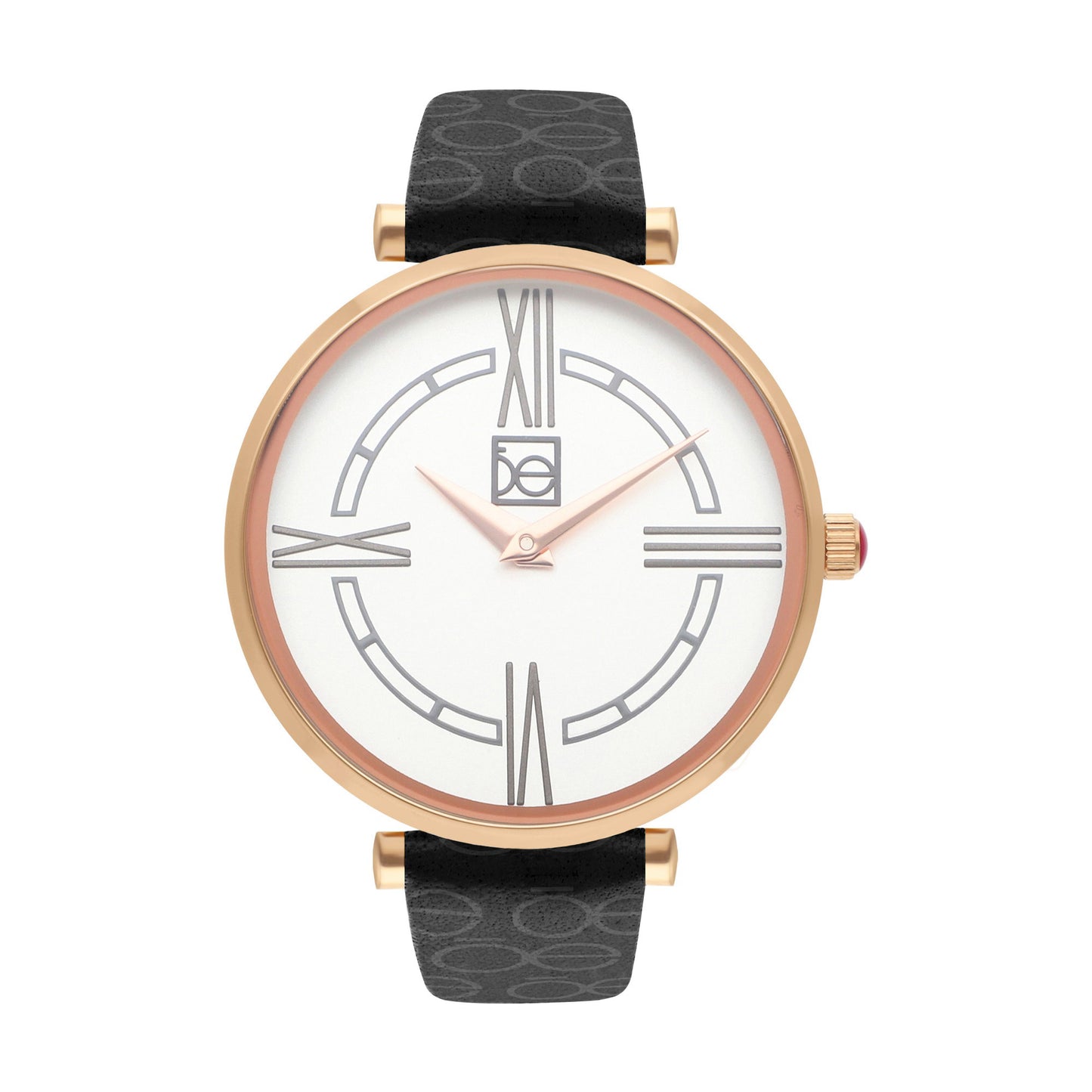 Reloj Cloe Análogo para Dama con Diseño OE en Correa de Tactopiel OE2604