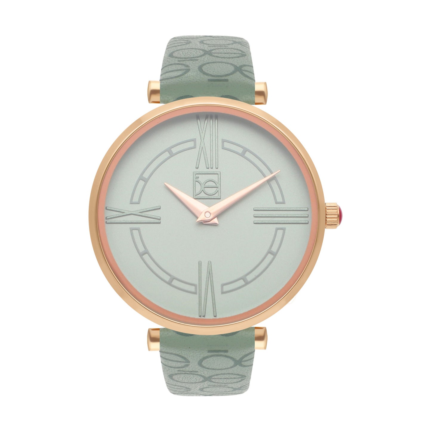 Reloj Cloe Análogo para Dama con Diseño OE en Correa de Tactopiel OE2604