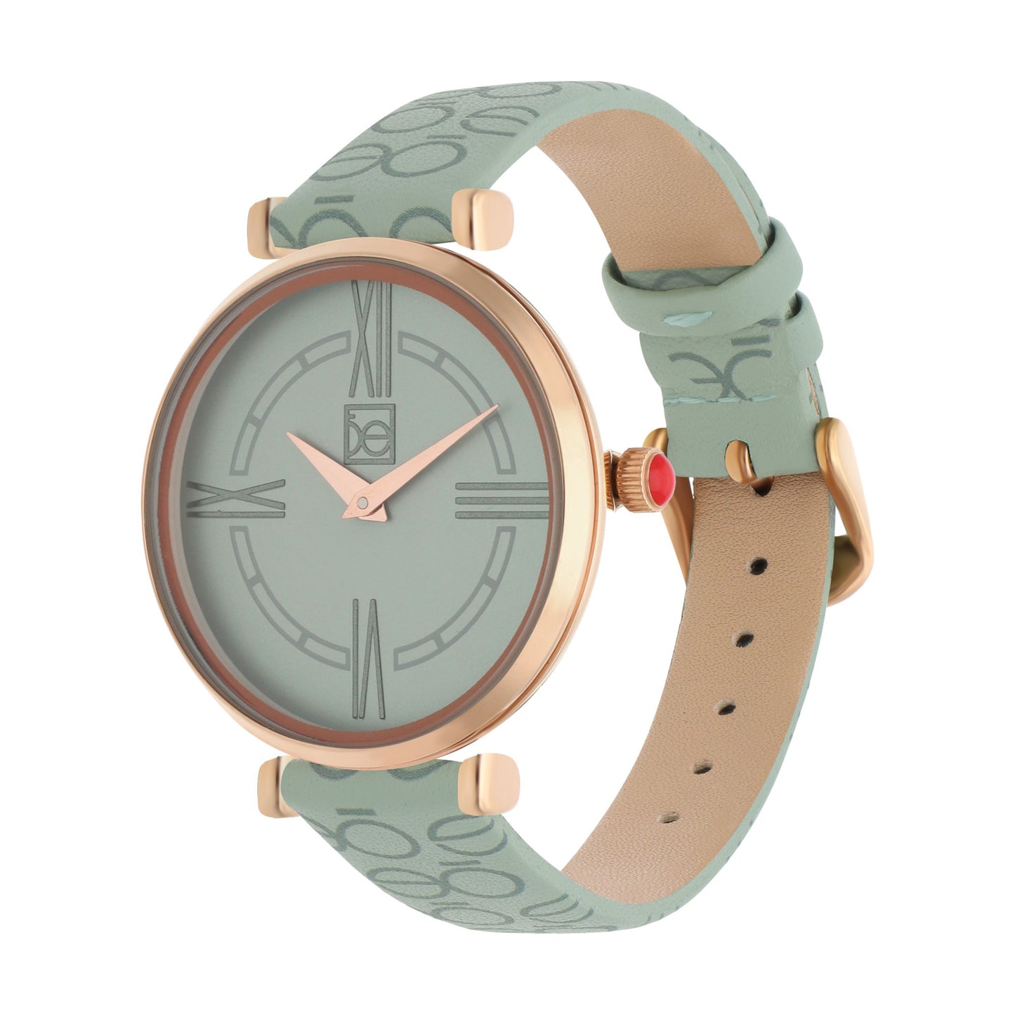 Reloj Cloe Análogo para Dama con Diseño OE en Correa de Tactopiel OE2604