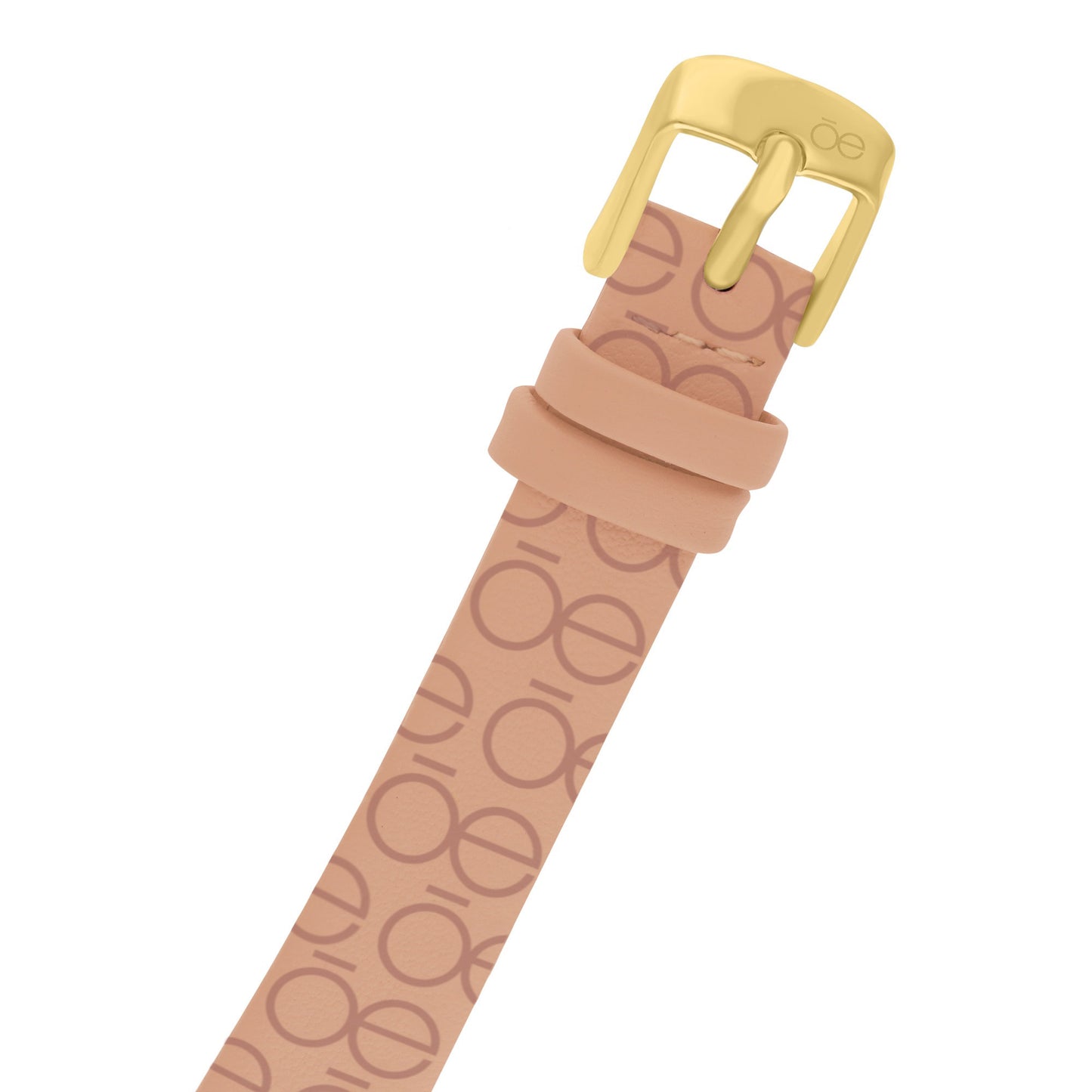 Reloj Cloe Análogo para Dama con Diseño OE en Correa de Tactopiel OE2604