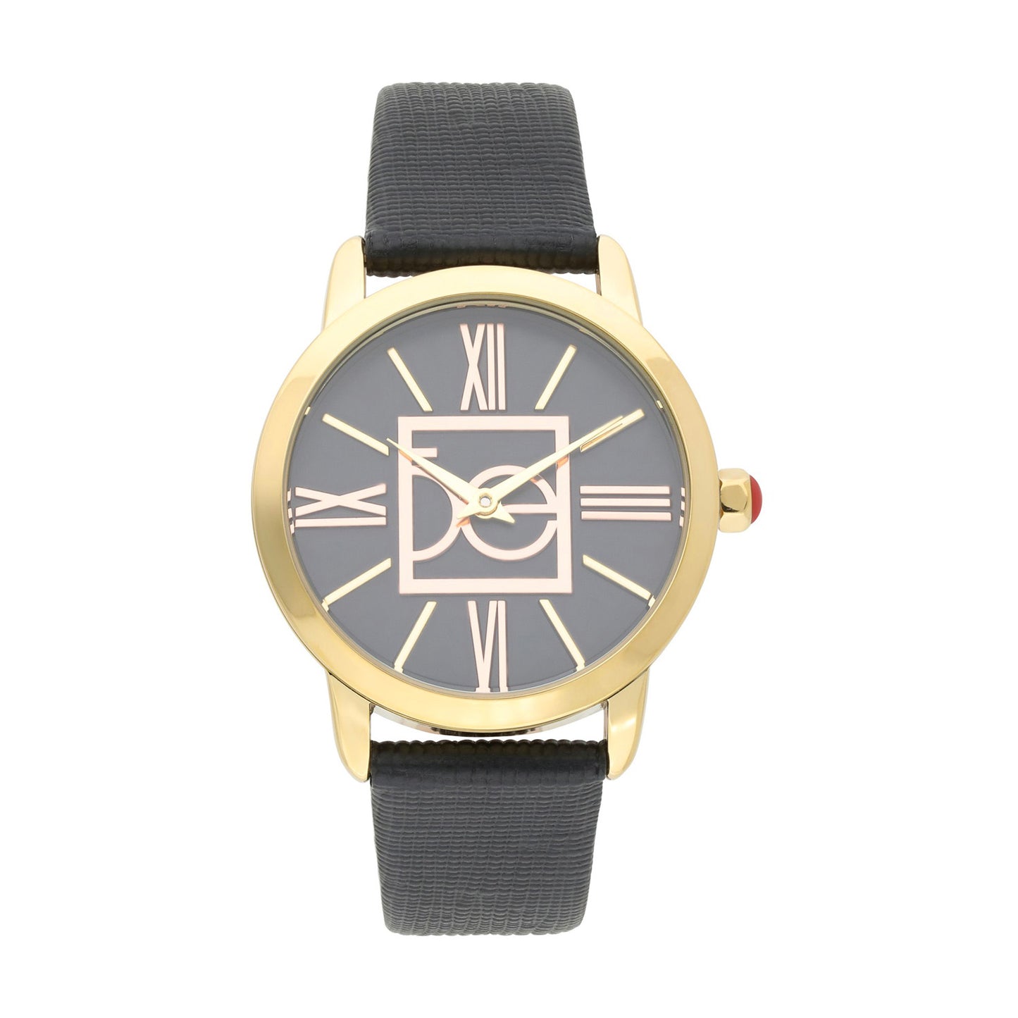 Reloj Cloe Análogo para Dama con Monograma OE en Carátula y Correa de Tactopiel OE2605