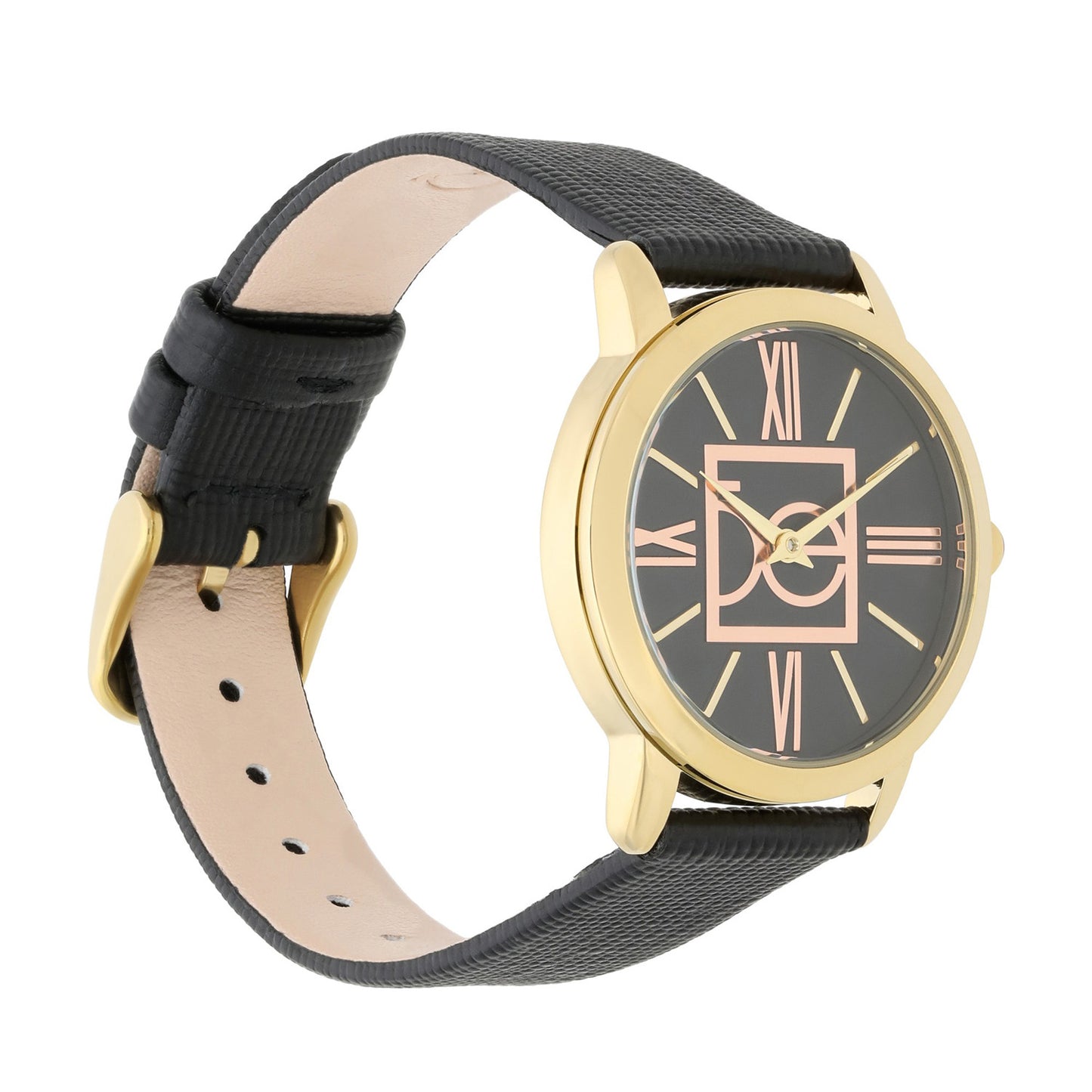 Reloj Cloe Análogo para Dama con Monograma OE en Carátula y Correa de Tactopiel OE2605