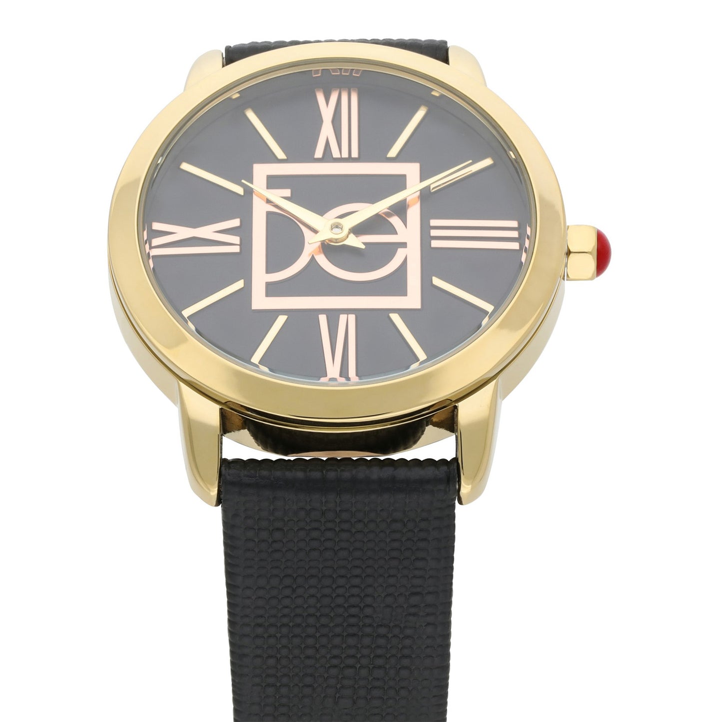Reloj Cloe Análogo para Dama con Monograma OE en Carátula y Correa de Tactopiel OE2605