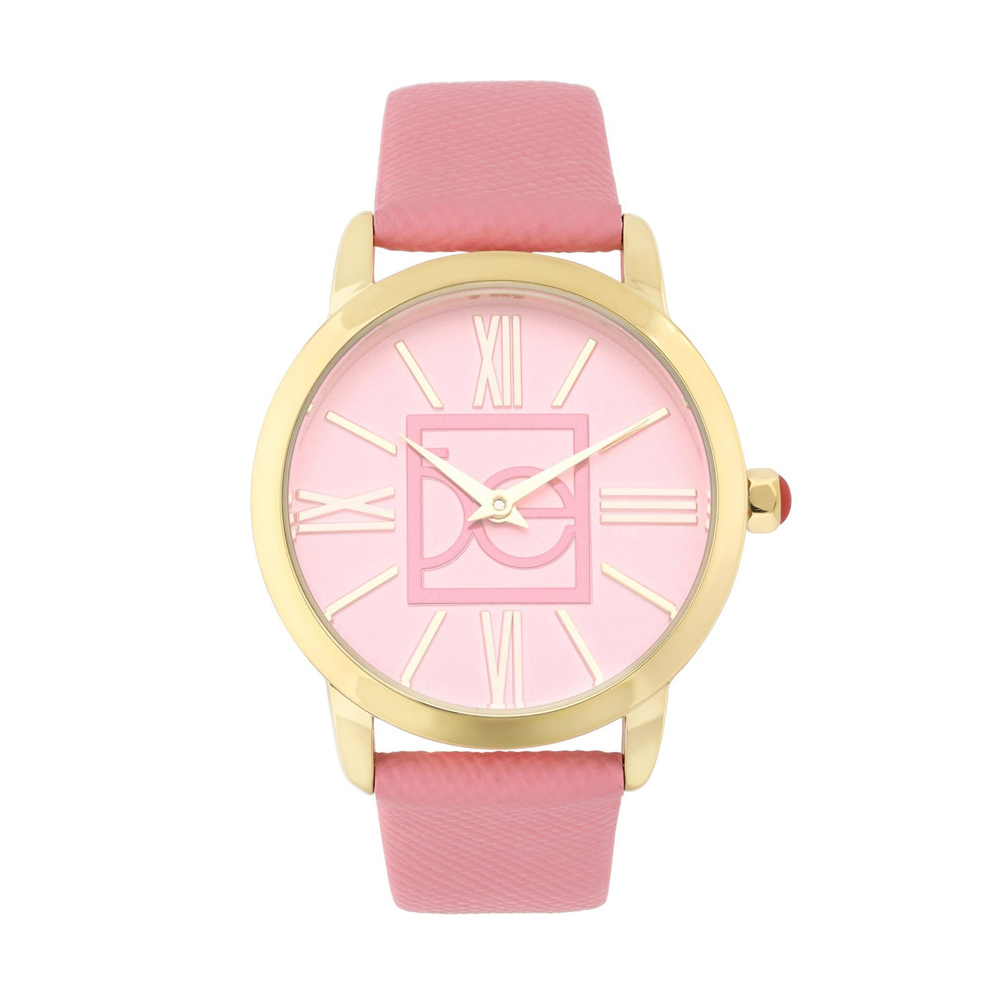 Reloj Cloe Análogo para Dama con Monograma OE en Carátula y Correa de Tactopiel OE2605