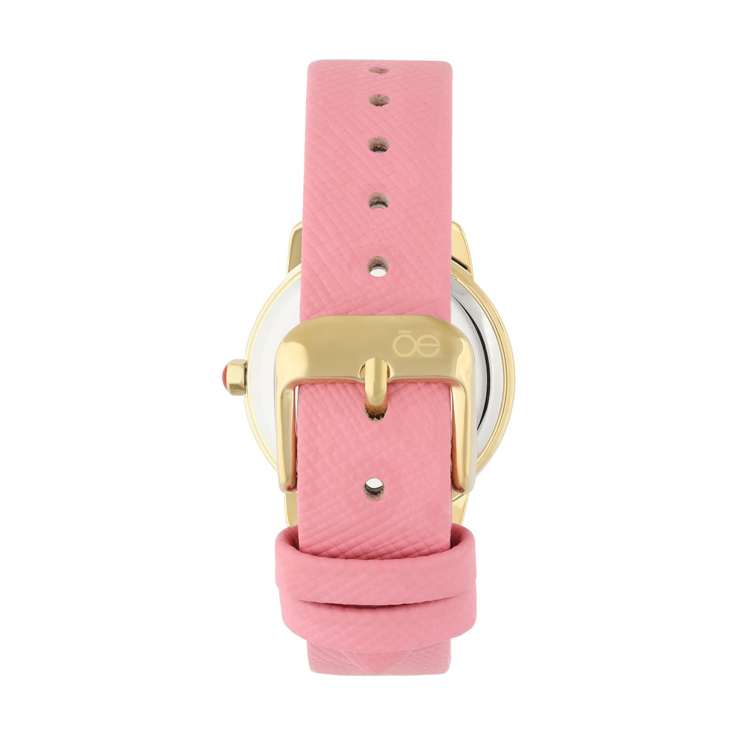 Reloj Cloe Análogo para Dama con Monograma OE en Carátula y Correa de Tactopiel OE2605