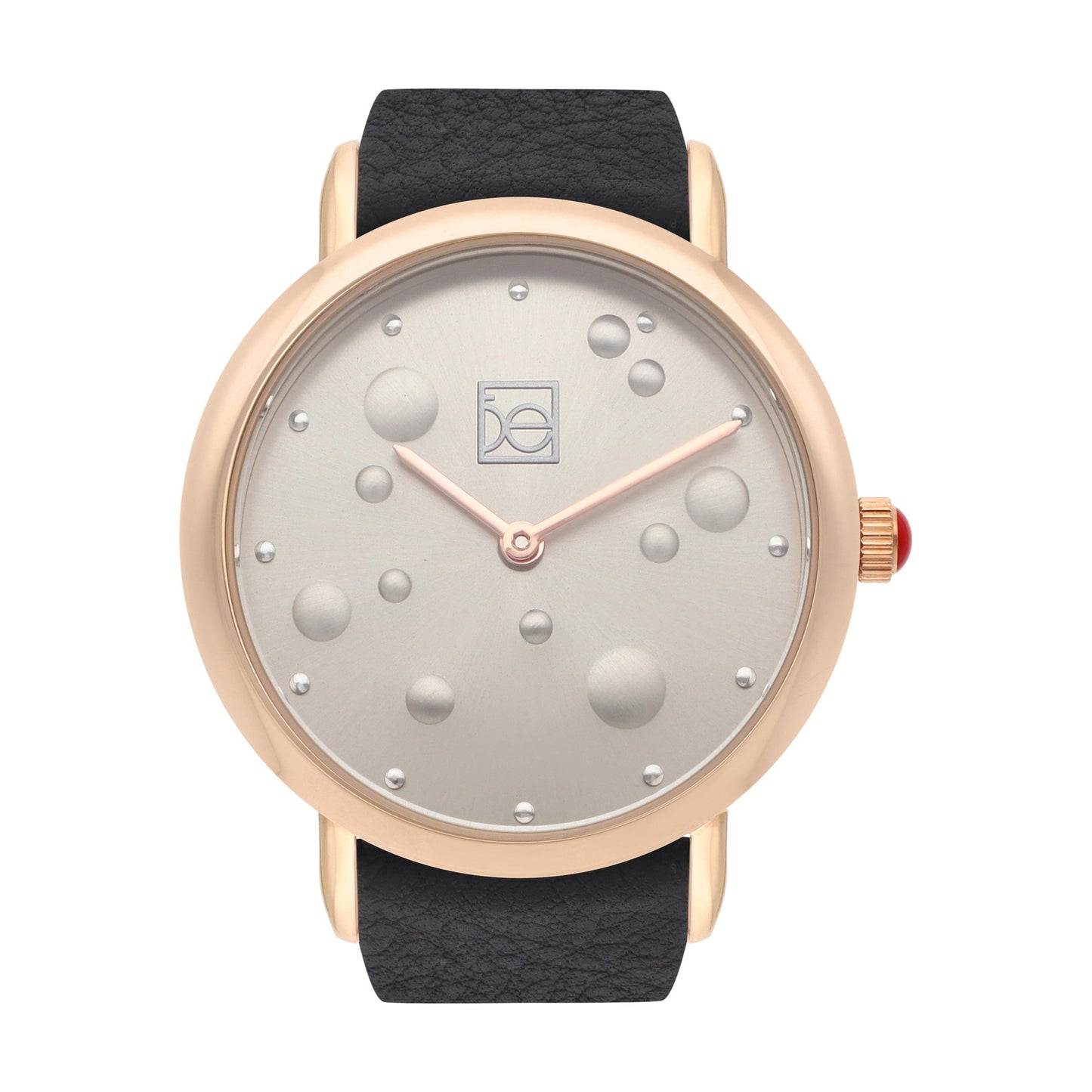 Reloj Cloe Análogo para Dama con Textura con Relieve en Carátula y Correa de Tactopiel OE2607
