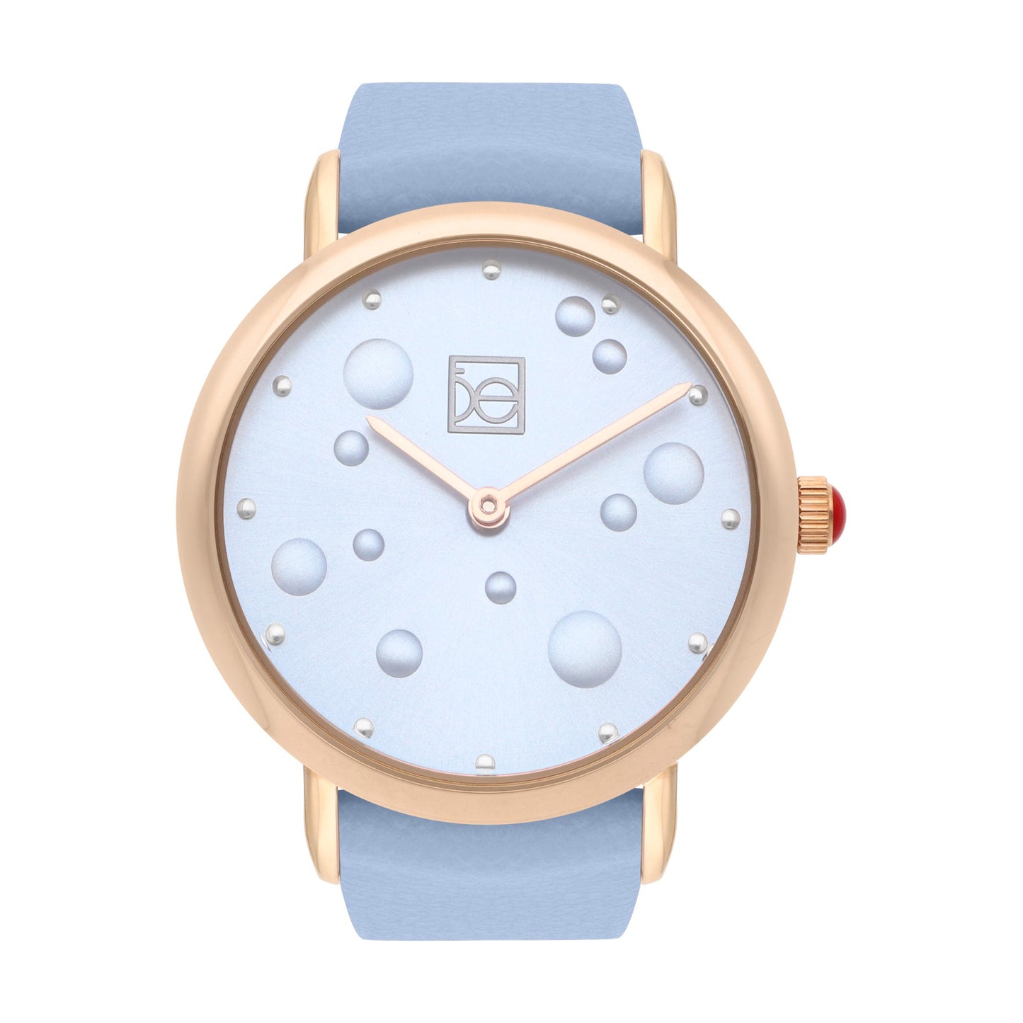 Reloj Cloe Análogo para Dama con Textura con Relieve en Carátula y Correa de Tactopiel OE2607