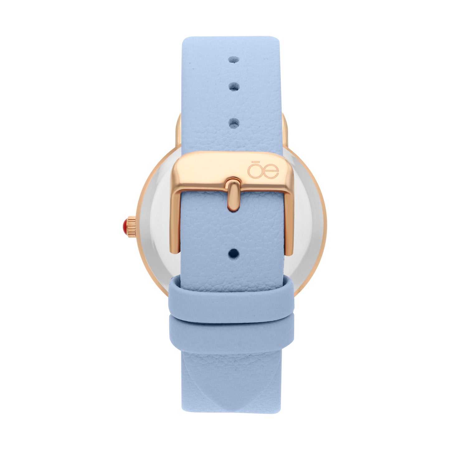 Reloj Cloe Análogo para Dama con Textura con Relieve en Carátula y Correa de Tactopiel OE2607