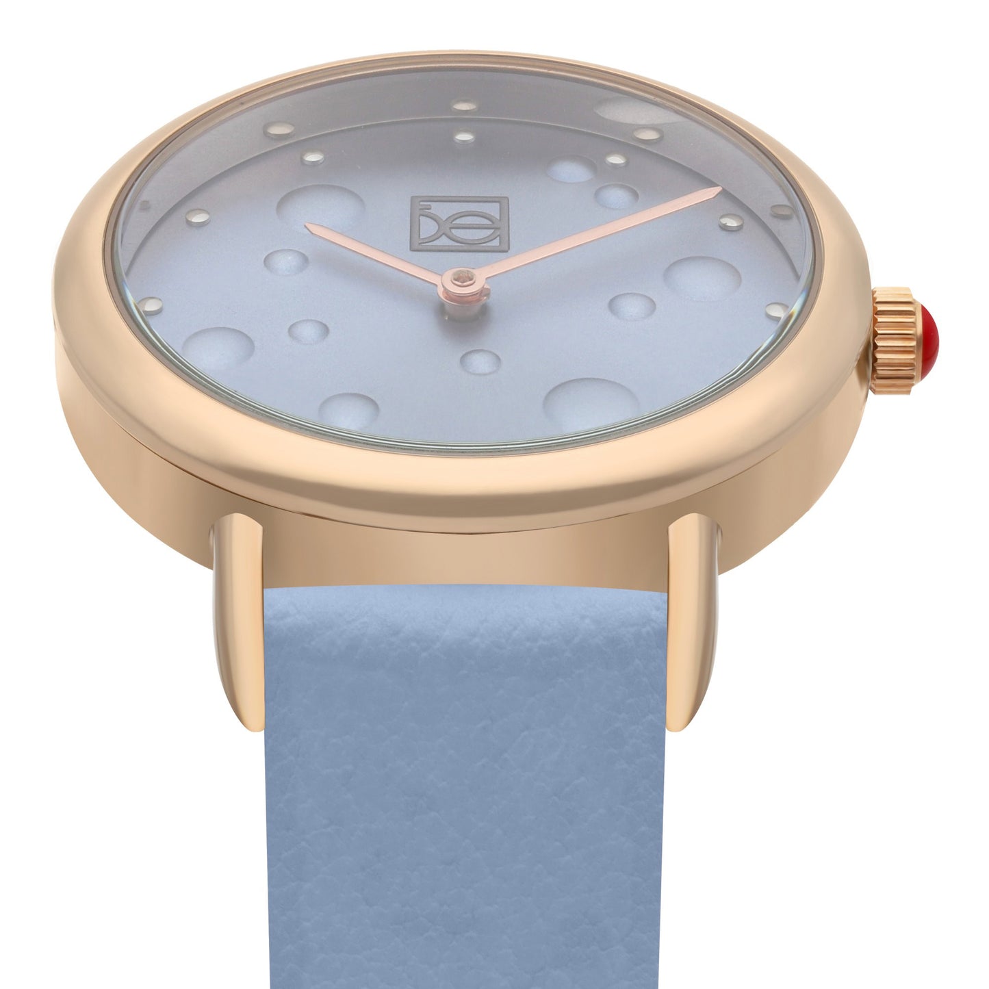 Reloj Cloe Análogo para Dama con Textura con Relieve en Carátula y Correa de Tactopiel OE2607