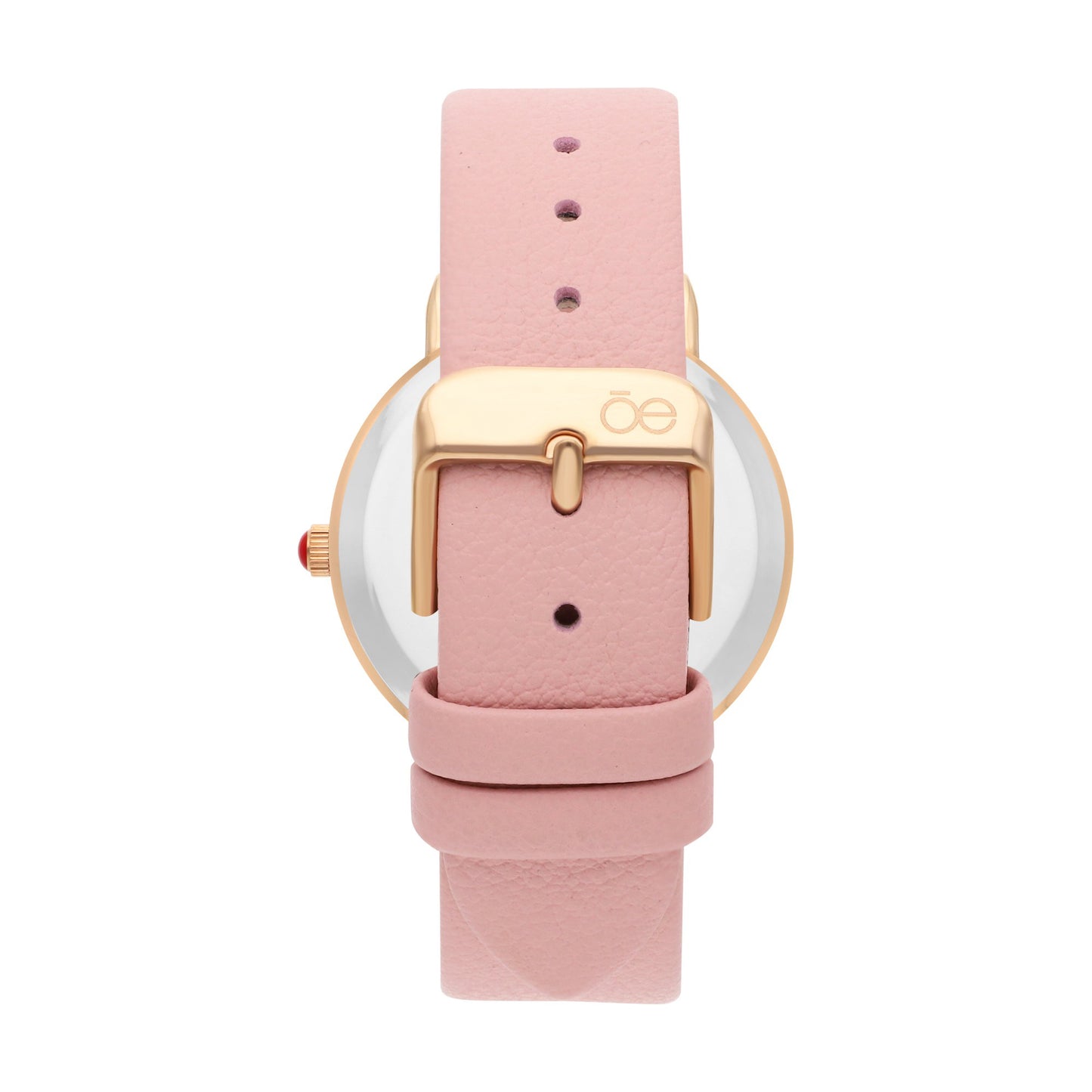 Reloj Cloe Análogo para Dama con Textura con Relieve en Carátula y Correa de Tactopiel OE2607