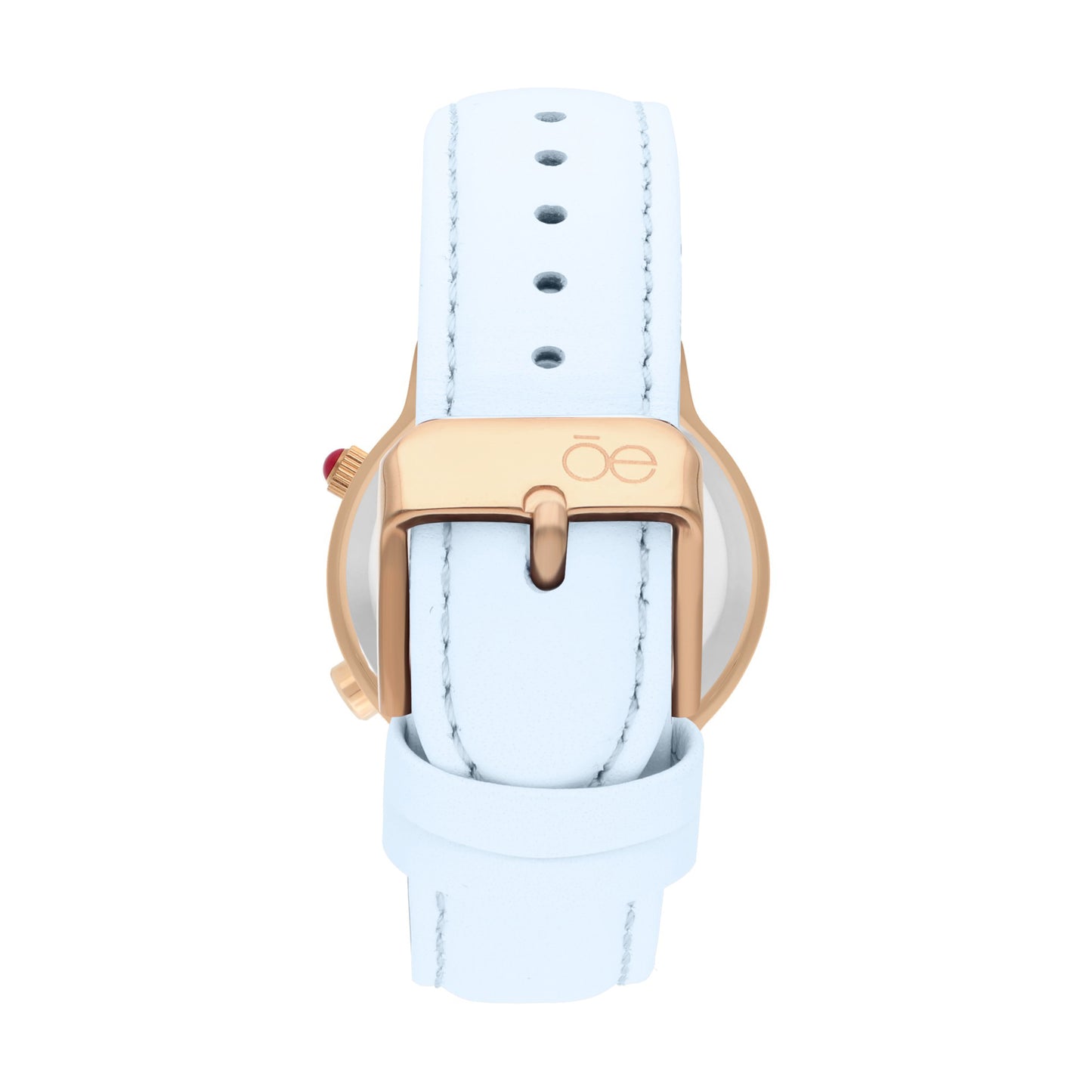 Reloj Cloe Digital para Dama con Pedrería en Carátula y Correa de Tactopiel OE2608