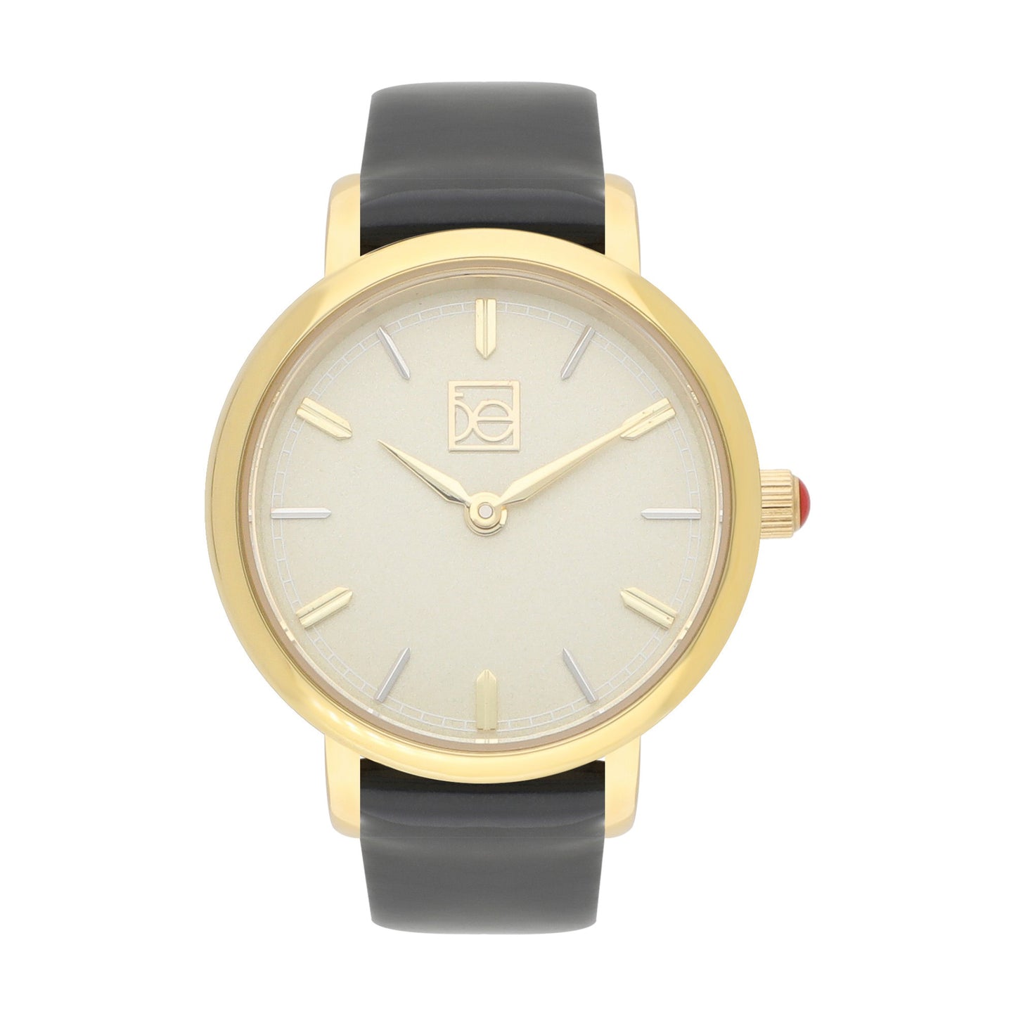 Reloj Cloe Análogo para Dama con y Correa de Charol OE2610