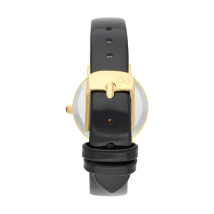 Reloj Cloe Análogo para Dama con y Correa de Charol OE2610