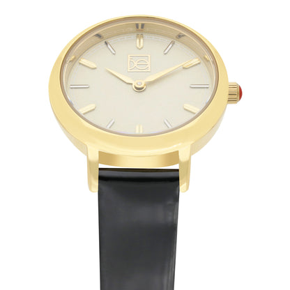 Reloj Cloe Análogo para Dama con y Correa de Charol OE2610