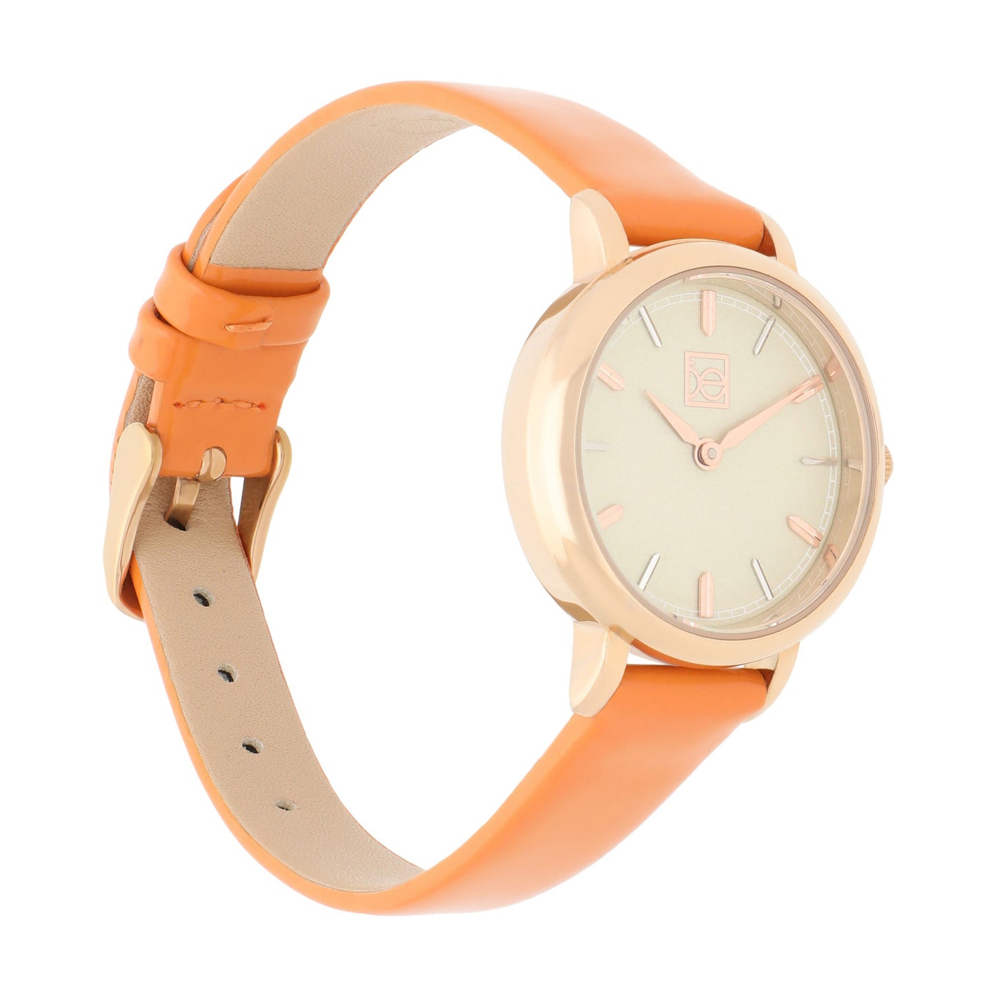 Reloj Cloe Análogo para Dama con y Correa de Charol OE2610