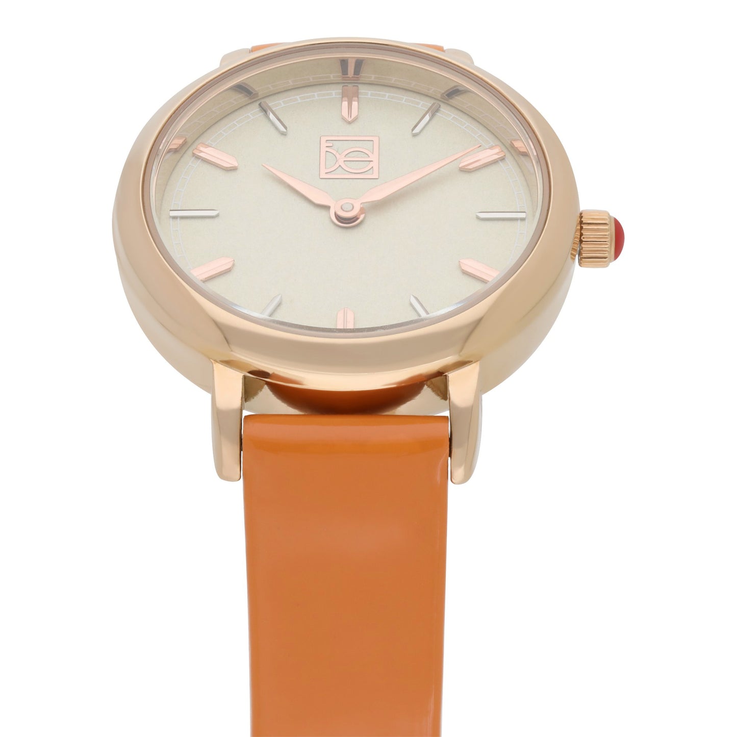 Reloj Cloe Análogo para Dama con y Correa de Charol OE2610