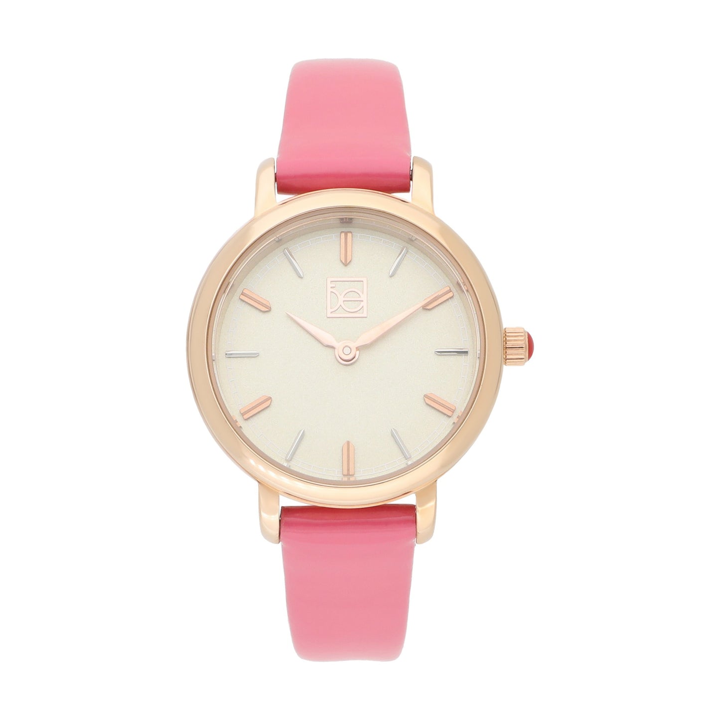 Reloj Cloe Análogo para Dama con y Correa de Charol OE2610