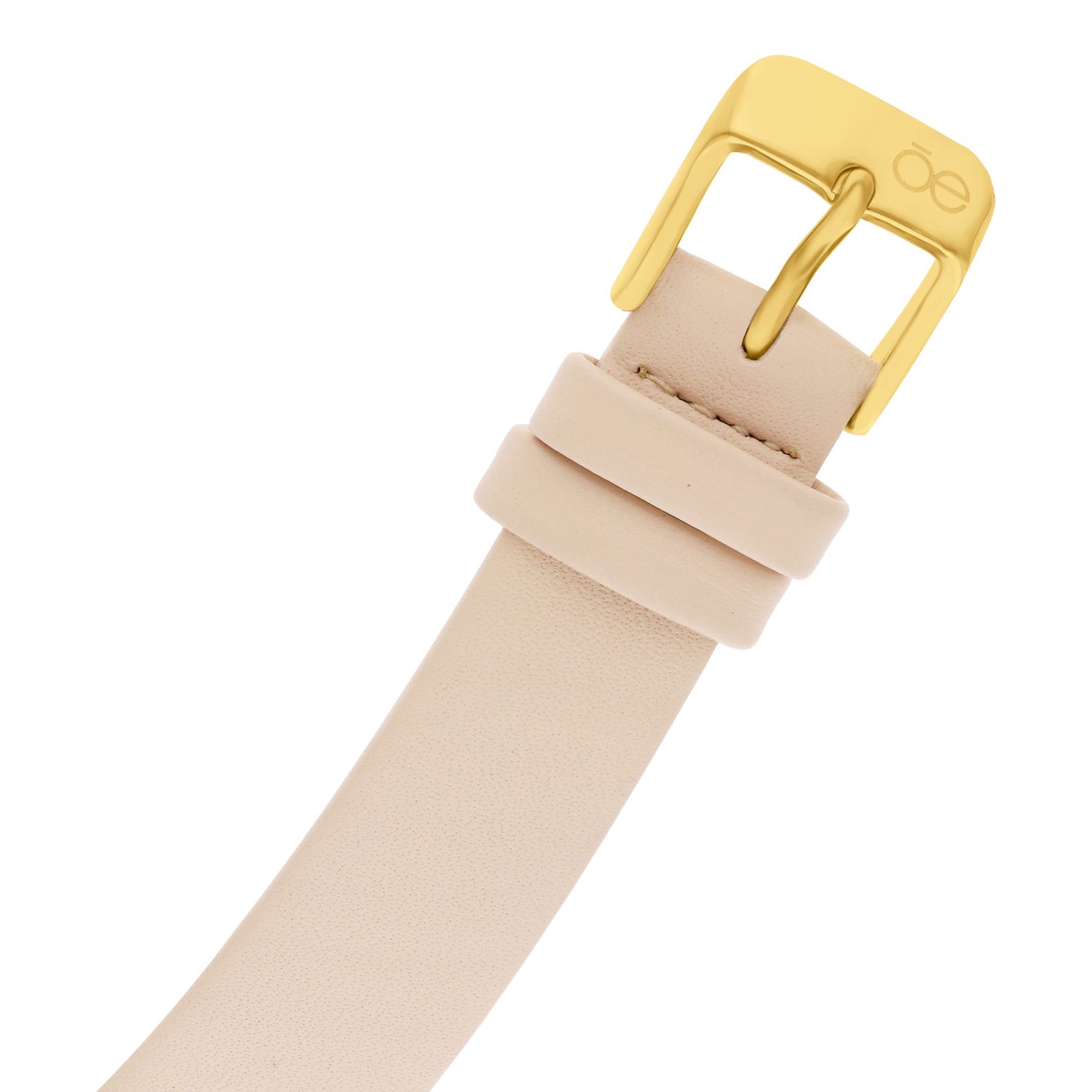 Reloj Cloe Análogo para Dama con Diseño de Cadenas en Carátula y Correa de Tactopiel OE2616