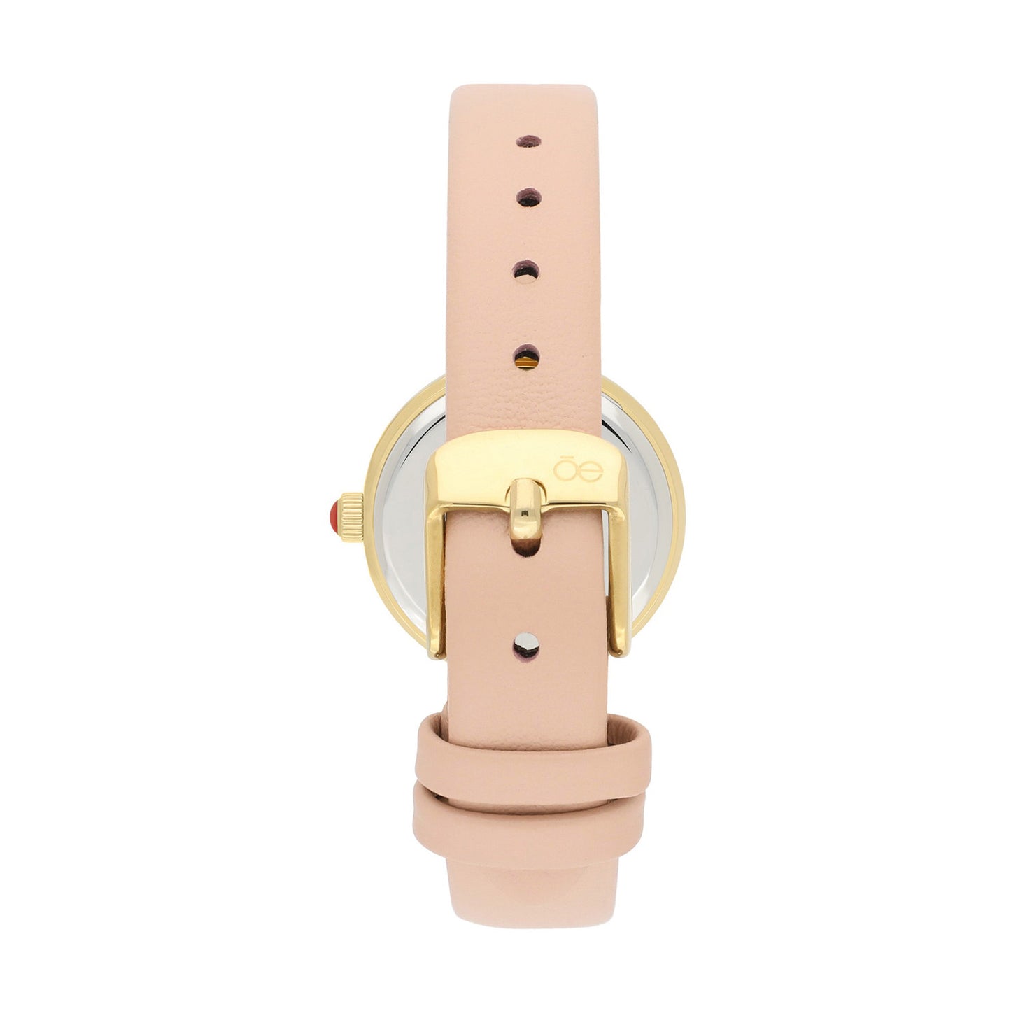 Reloj Cloe Análogo para Dama con Bisel Interno en Relieve y Correa de Tactopiel OE2618