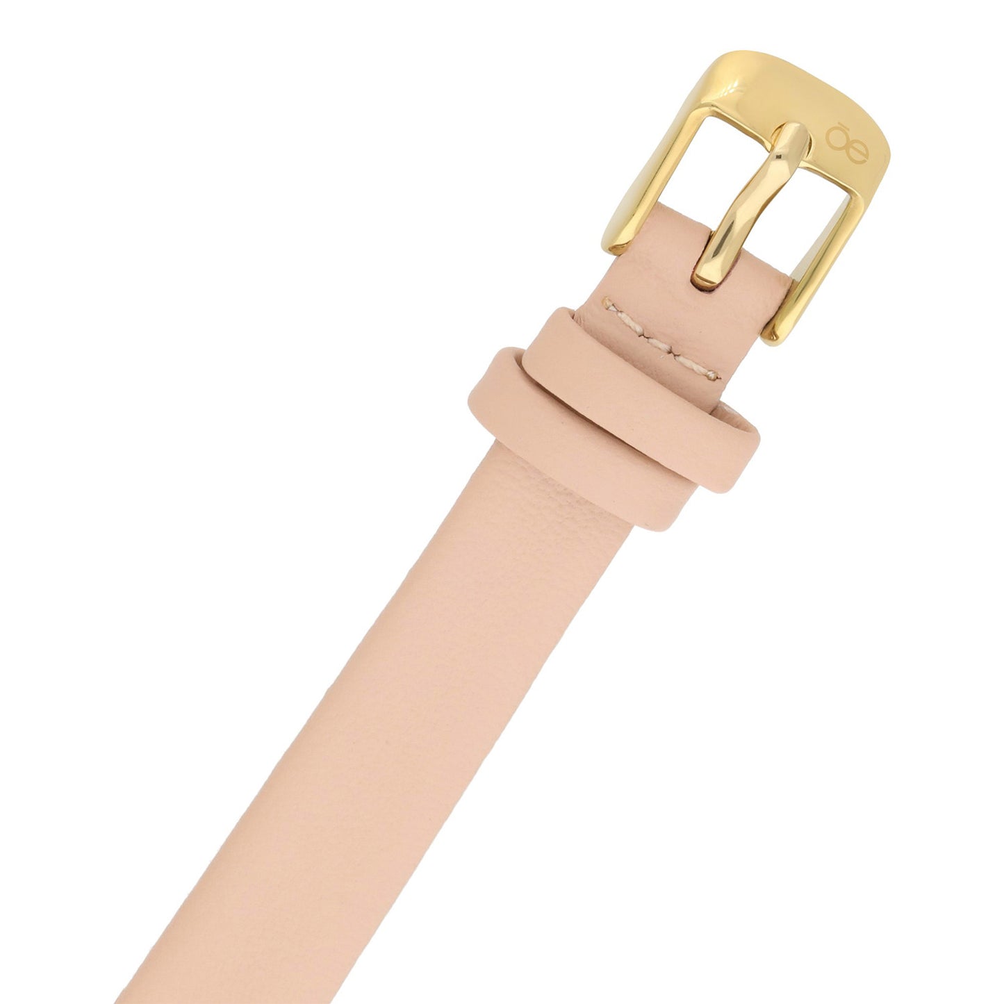Reloj Cloe Análogo para Dama con Bisel Interno en Relieve y Correa de Tactopiel OE2618