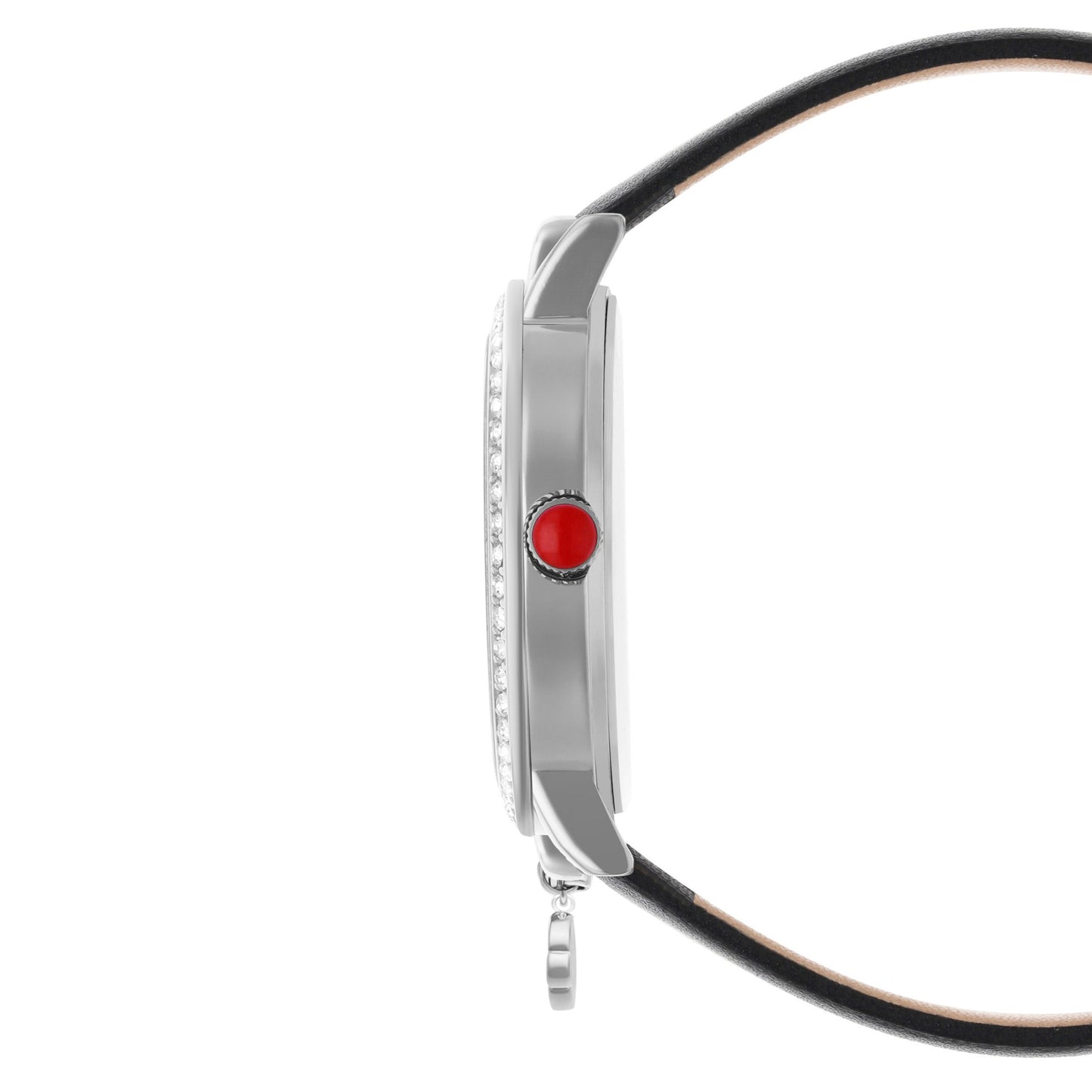 Reloj Cloe Análogo para Dama con Charm en Caja y Correa de Tactopiel OE2620