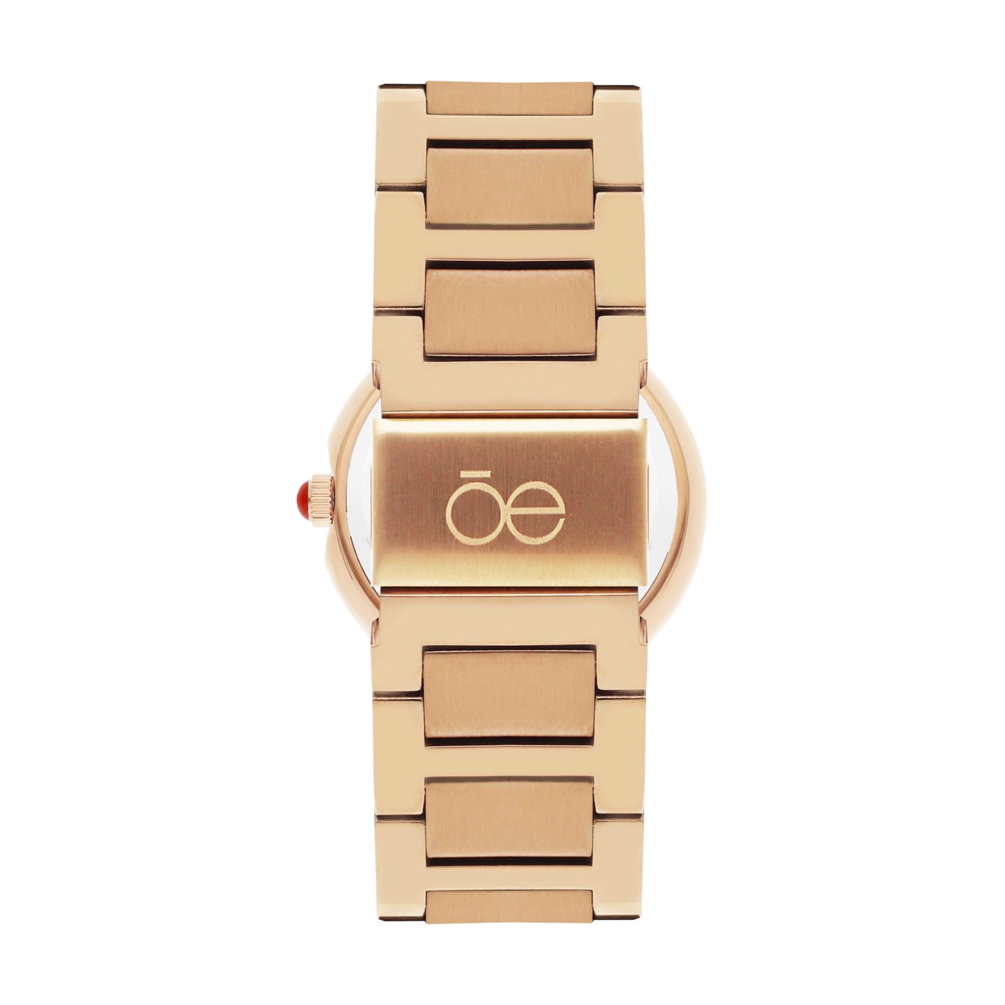 Reloj Cloe Análogo para Dama con Flores en Indicadores y Extensible de Acero Inoxidable OE2621