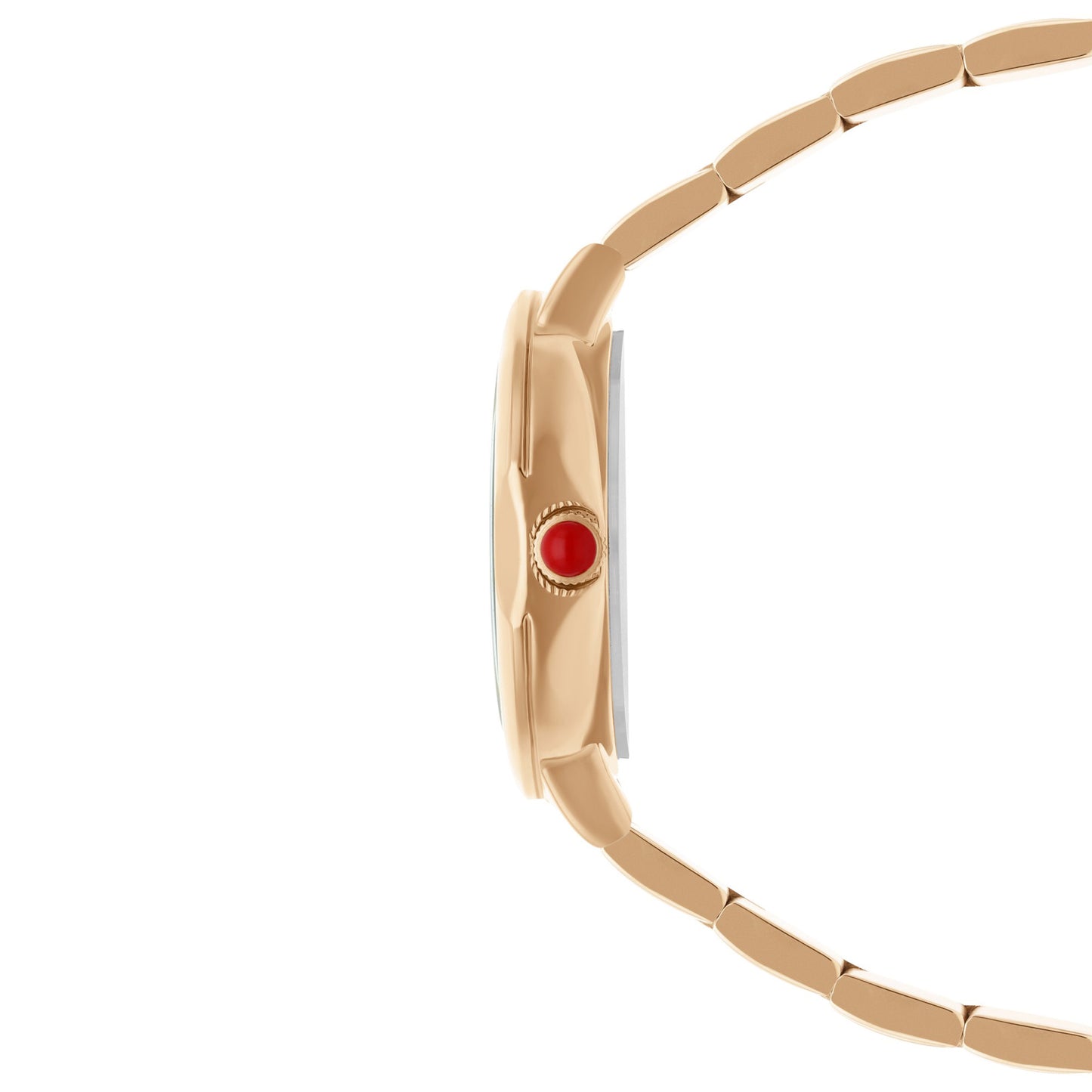 Reloj Cloe Análogo para Dama con Flores en Indicadores y Extensible de Acero Inoxidable OE2621