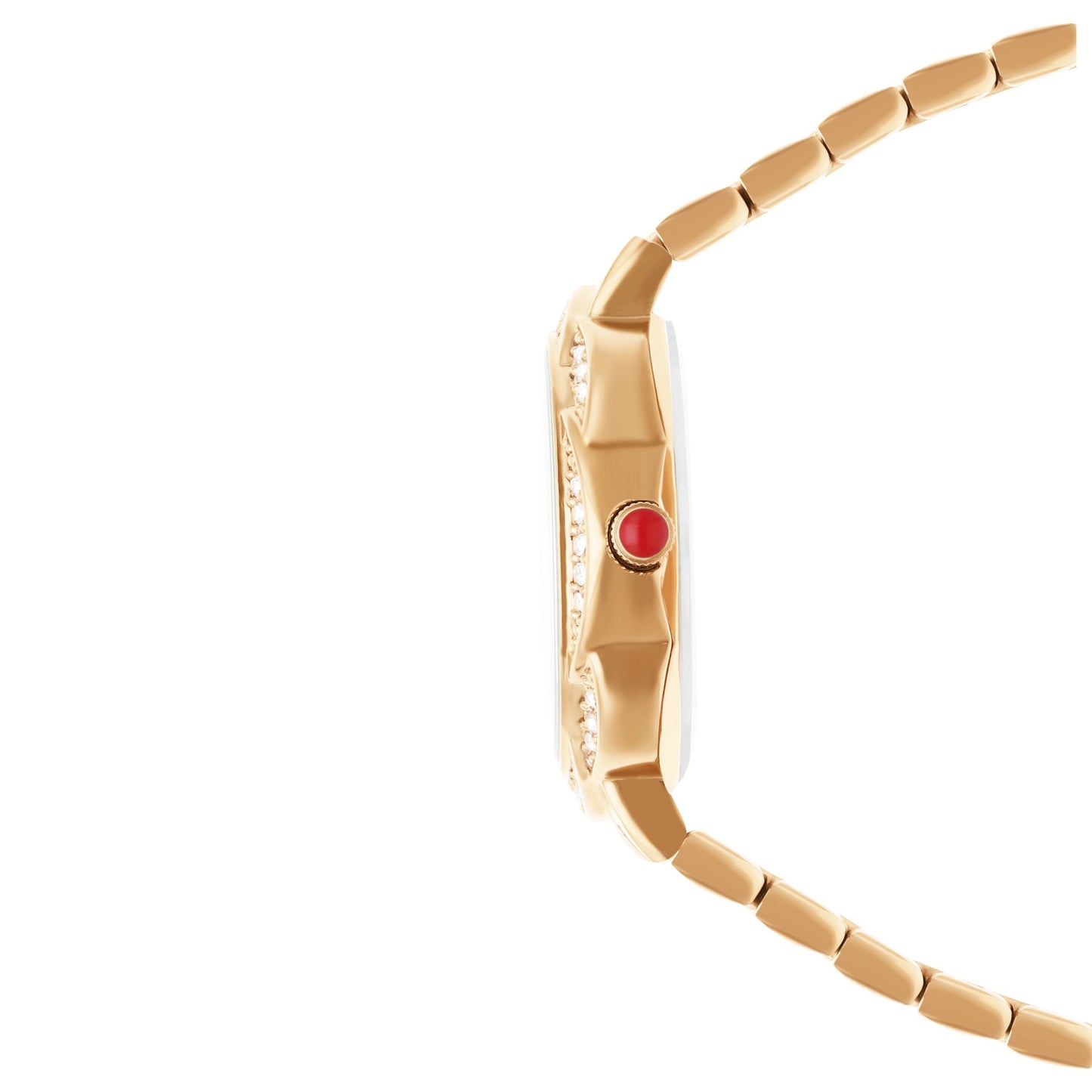 Reloj Cloe Análogo para Dama con Caja en Forma de Flor y Extensible de Acero Inoxidable OE2622