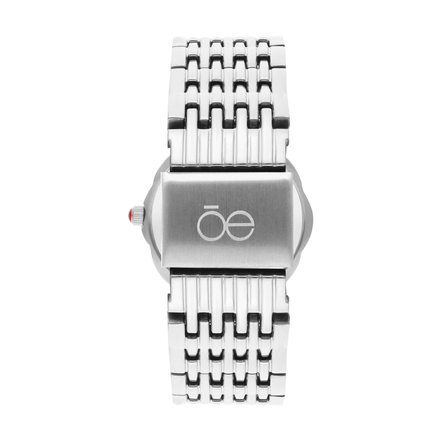 Reloj Cloe Análogo para Dama con Caja en Forma de Flor y Extensible de Acero Inoxidable OE2622