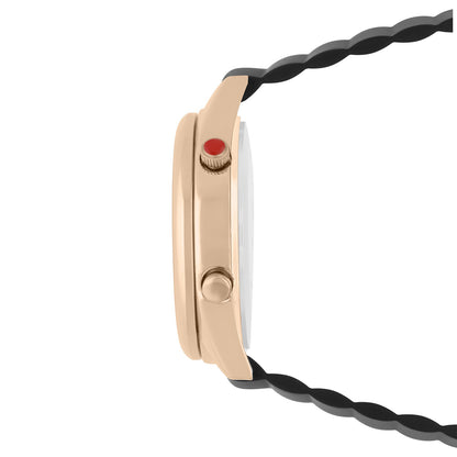 Reloj Cloe Digital para Dama con Diseño de Flor en Carátula y Correa de Silicón OE2623