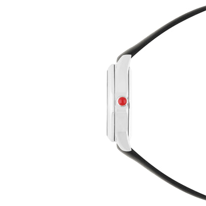 Reloj Cloe Análogo para Dama con Carátula Hexagonal y Correa de Tactopiel OE2626