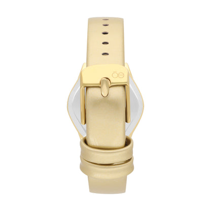 Reloj Cloe Análogo para Dama con Carátula Hexagonal y Correa de Tactopiel OE2626