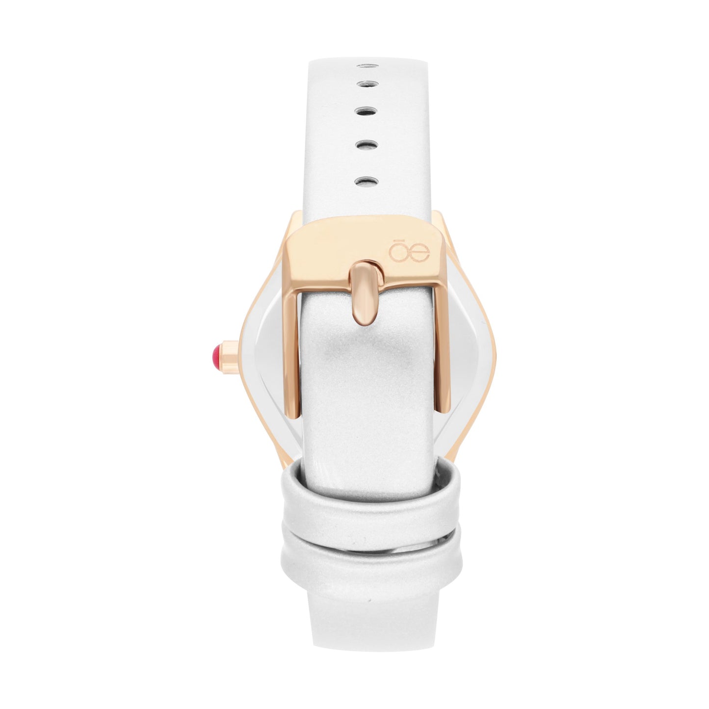 Reloj Cloe Análogo para Dama con Carátula Hexagonal y Correa de Tactopiel OE2626