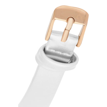 Reloj Cloe Análogo para Dama con Carátula Hexagonal y Correa de Tactopiel OE2626