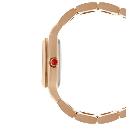 Reloj Cloe Análogo para Dama con Carátula Metálica y Extensible de Acero Inoxidable OE2627