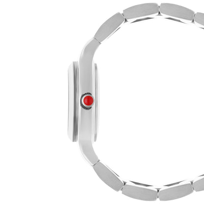 Reloj Cloe Análogo para Dama con Carátula Metálica y Extensible de Acero Inoxidable OE2627