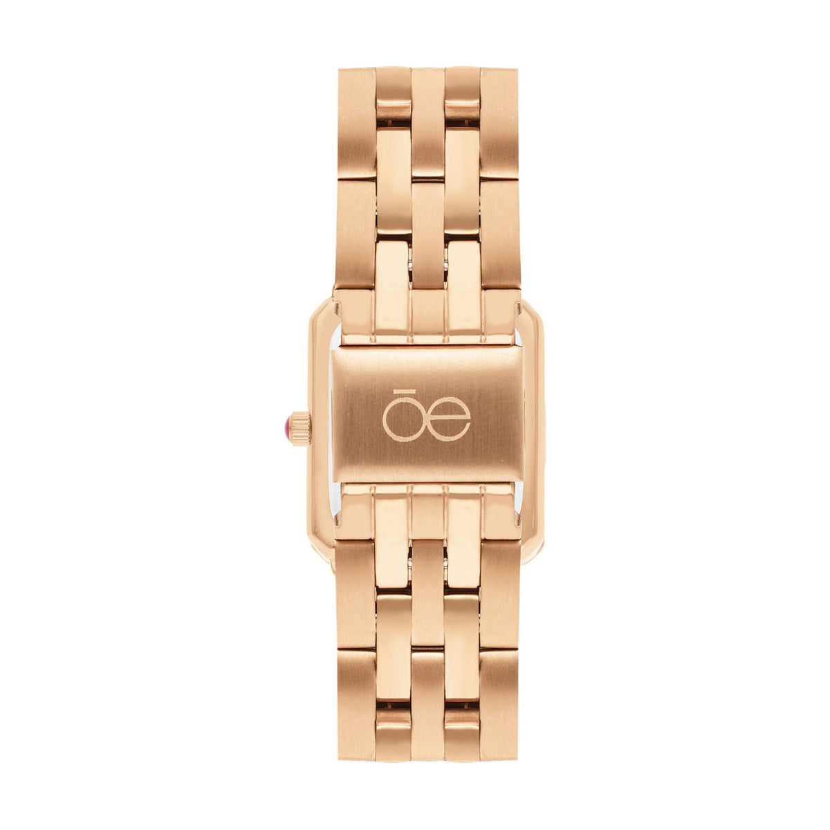 Reloj Cloe Análogo para Dama con Caja Estilo Relicario y Extensible de Acero Inoxidable OE2628