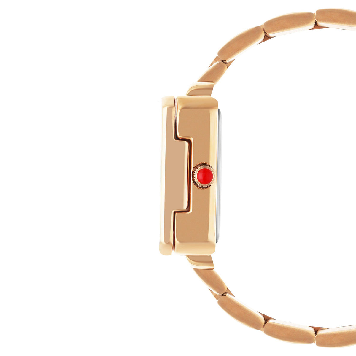 Reloj Cloe Análogo para Dama con Caja Estilo Relicario y Extensible de Acero Inoxidable OE2628