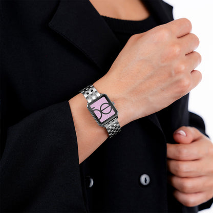 Reloj Cloe Análogo para Dama con Caja Estilo Relicario y Extensible de Acero Inoxidable OE2628